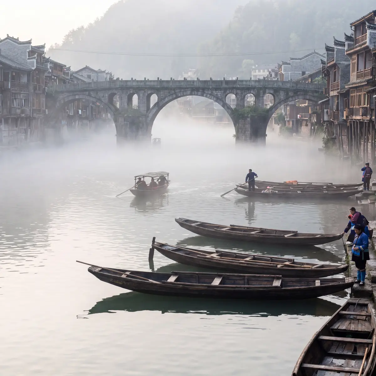 March in Hunan: Meeting the 'Ink-Wash Zhangjiajie' in the Mist