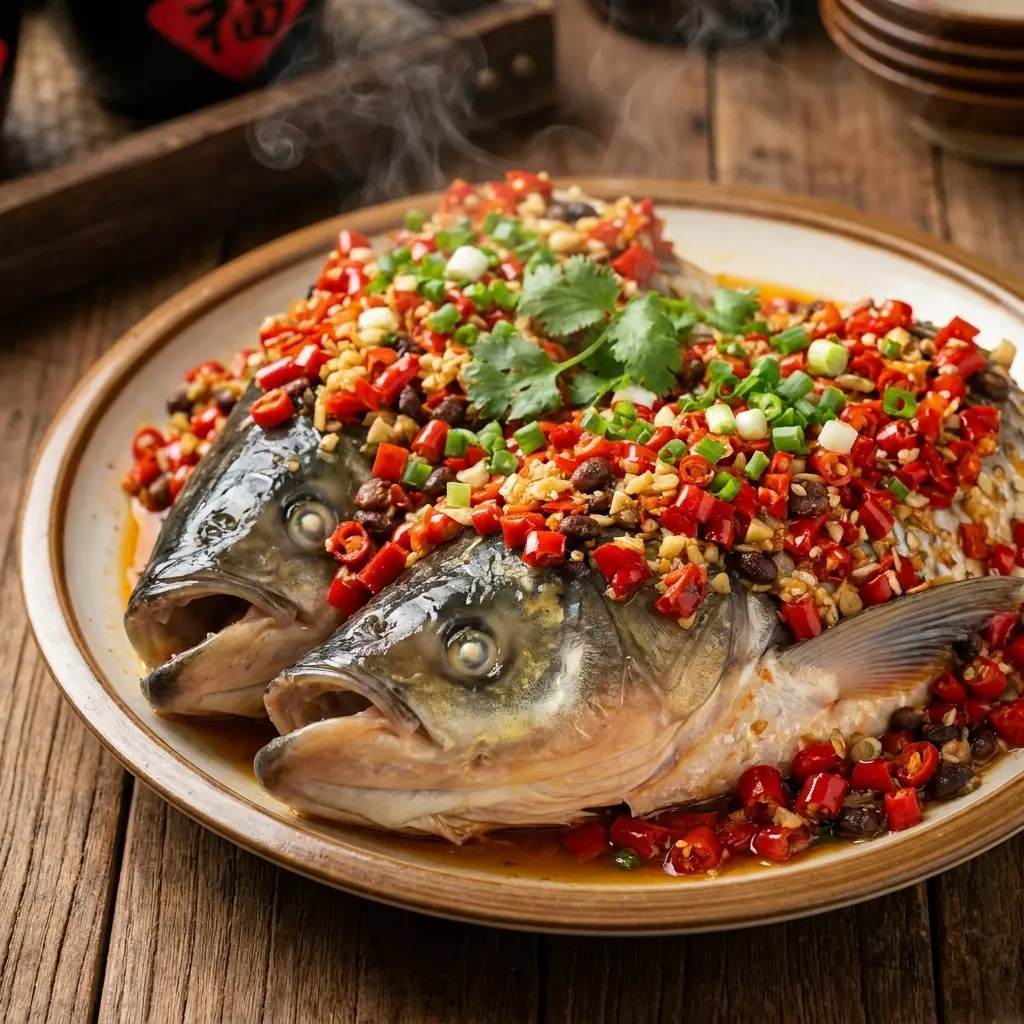 Fish Head with Chopped Chilies: The Fiery "Face" of Hunan